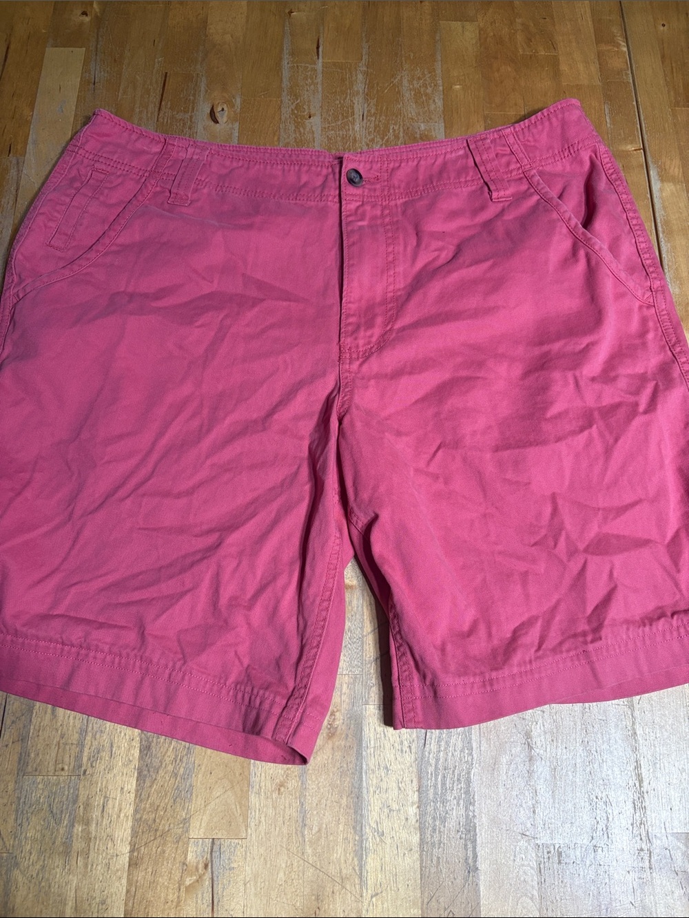 Mossimo Supply Co. Men’s Coral Pink Flat Front Shorts